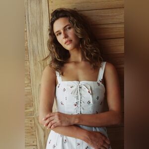 Christy Dawn the Liza dress in blanc rose, large